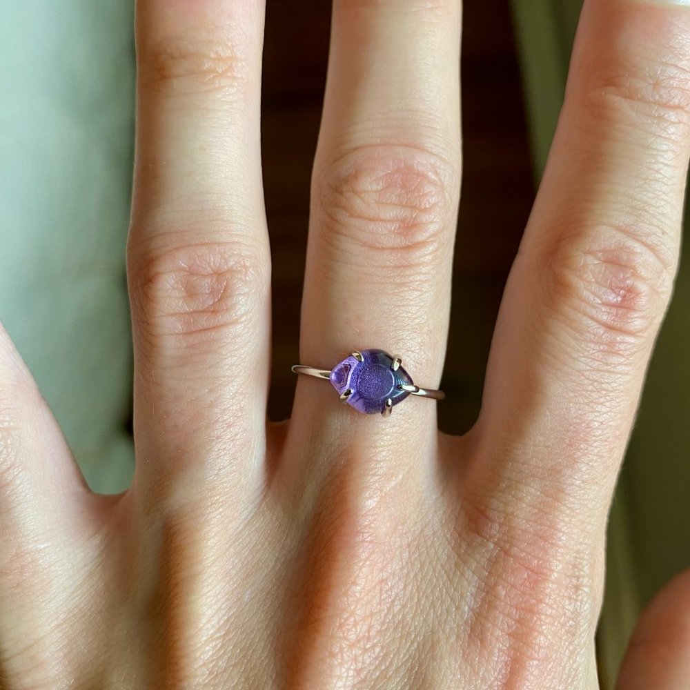 Pura Vida amethyst ring